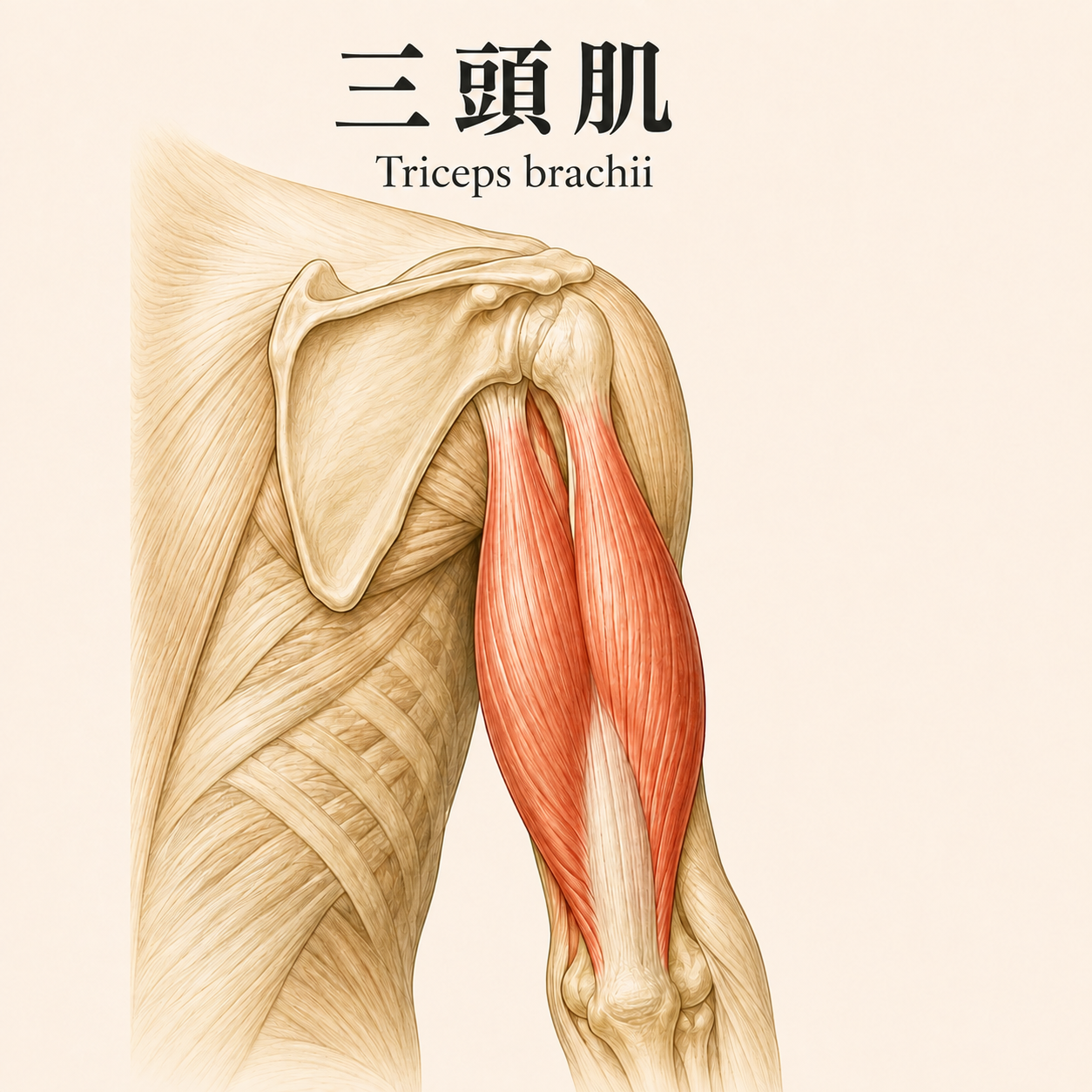 三頭肌 Triceps brachii